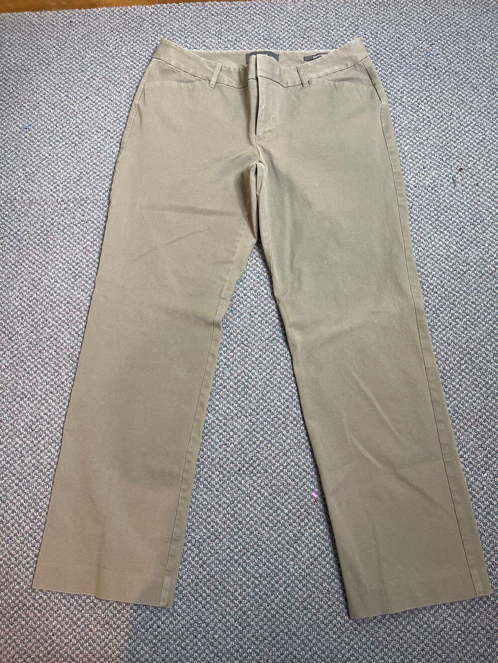 Eddie Bauer Light Brown Slighty Curvy Pant size 12